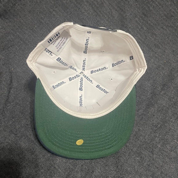 Boston Navy on White Snap Back - Picture 3 of 3